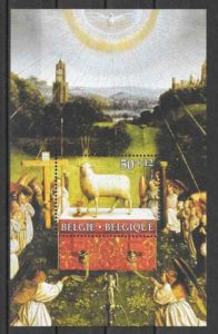 filatelia coleccion arte Belgica 1986