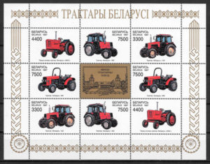 filatelia transporte Bielorrusia 1997