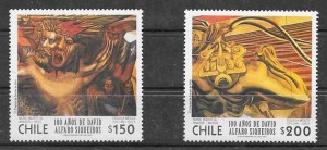 sellos colección arte Chile 1997