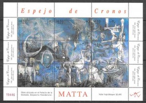 colección sellos arte Chile 2008