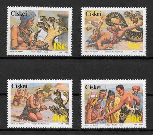 filatelia cuentos Ciskei 1990