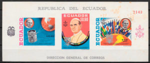 filatelia colección personalidad 1968 Ecuador