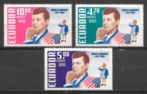 sellos personalidad Ecuador 1983