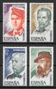 filatelia coleccion personalidad Espana 1977