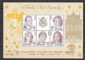 coleccion sellos Espana 1984