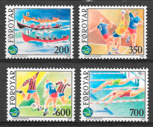 filatelia deporte Feroe 1989