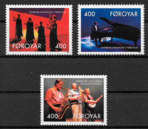 colección sellos arte Feroe 1993