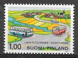 sellos transporte Finlandia 1978