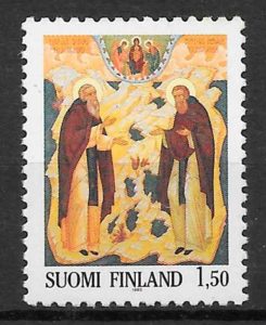 filatelia arte Finlandia 1985