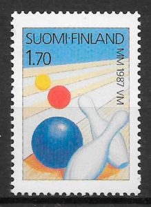 sellos deporte Finlandia 1987