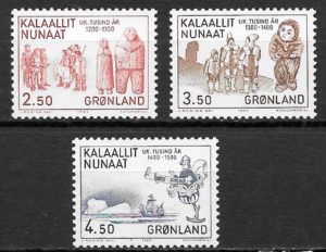 sellos arte Groenlandia 1983