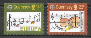 filatelia Europa Guernsey 1985