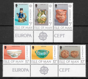 filatelia colección Europa Isla de Man 1976