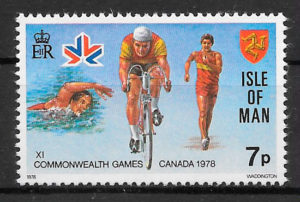 sellos deporte Isla de Man 1978