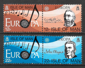 colección sellos Europa Isla de Man 1985