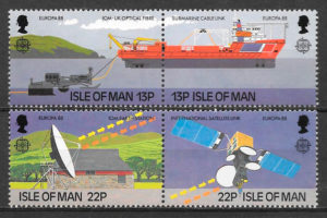 sellos Europa Isla de Man 1988