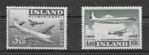 transporte aéreo Islandia 1959