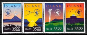 filatelia deporte islandia 1995