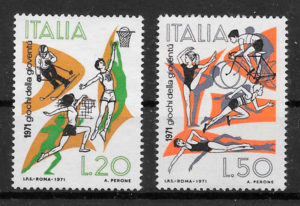 filatelia deporte Italia 1971