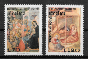 filatelia navidad 1976 Italia