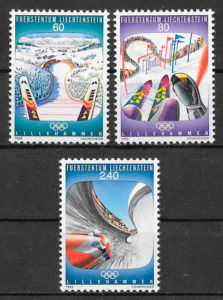 filatelia colección deporte Liechtenstein 1993