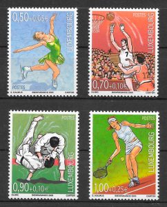 sellos deporte Luxemburgo 2005