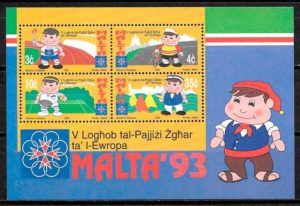 filatelia deporte Malta 1993