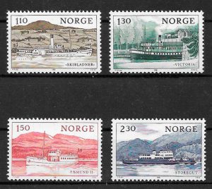 filatelia transporte Noruega 1981