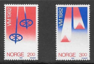 sellos Noruega deporte 1982