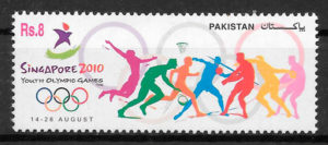 filatelia colección deporte Pakistán 2010