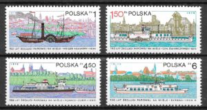 coleccion sellos transporte Polonia 1979