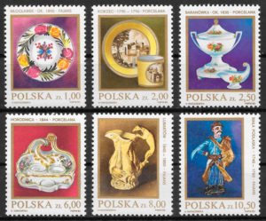 filatelia colección arte Polonia 1982