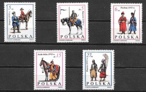 sellos militares Polonia 1983