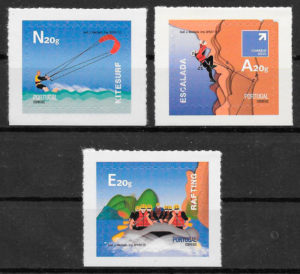 filatelia colección deporte Portugal 2015