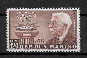 filatelia deporte San Marino 1959