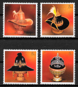 colección sellos arte Tailandia 2009