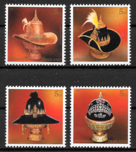 colección sellos arte Tailandia 2009