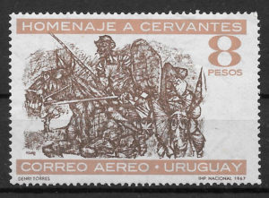 sellos personalidad Uruguay 1967