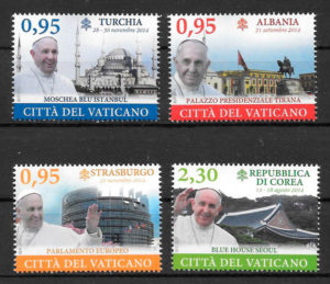 filatelia personalidad Vaticano 2015