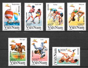 FILATELIA deporte Viet Nam 1991