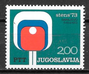 coleccion sellos deporte Yugoslavia 1973