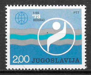 sellos deporte Yugoslavia 1973