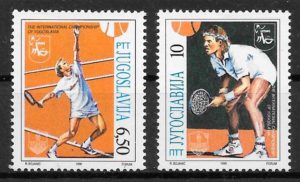 filatelia coleccion deporte Yugoslavia 1990