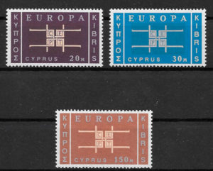 sellos Europa Chipre 1963