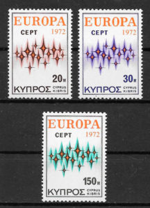 sellos Europa 1972 Chipre