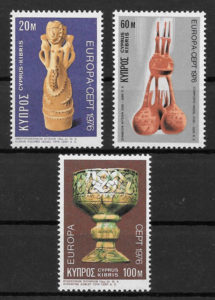 filatelia colección Europa Chipre 1976