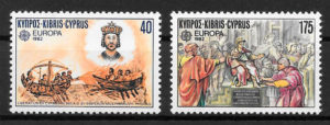 colección sellos Europa Chipre 1982