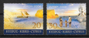 filatelia colección Europa Chipre 2004