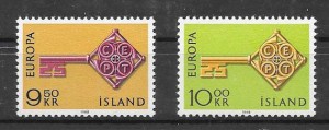 Europa Islandia 1968