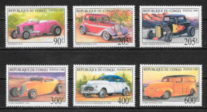 colección sellos transporte Congo 1999